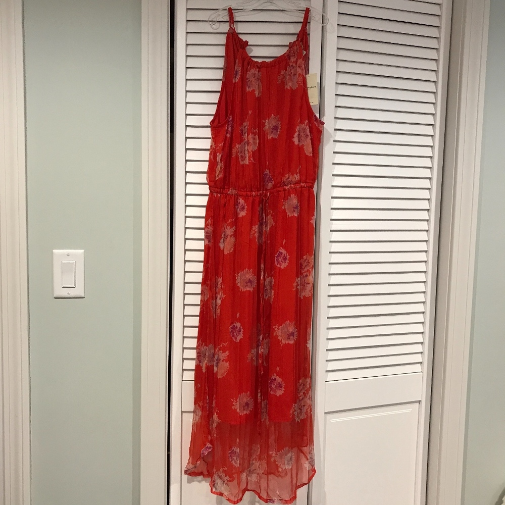 Lucky Brand Red Floral Dress - Picture 2 of 3